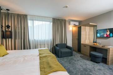 Фото номера Двухместный номер с 2 отдельными кроватями Отель Devin Spa Hotel г. Девин 9