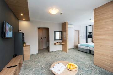 Фото номера Люкс с 1 спальней и балконом Отель Devin Spa Hotel г. Девин 2