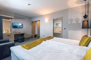 Фото номера Двухместный номер с 2 отдельными кроватями Отель Devin Spa Hotel г. Девин 2